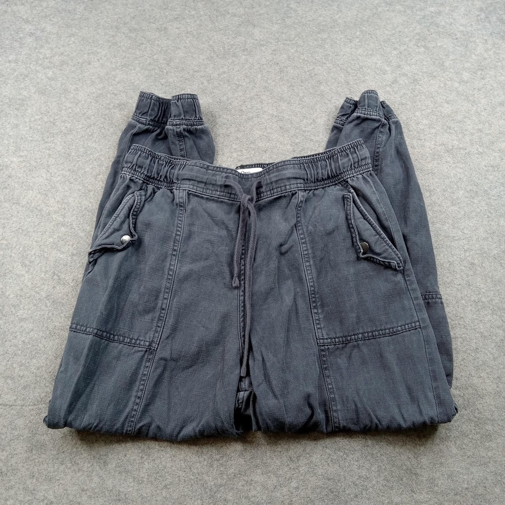 Rita‎ Ora Pants Womens Medium Gray Cargo Jogger Elastic Waist Pockets